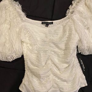 Puff sleeve body suit